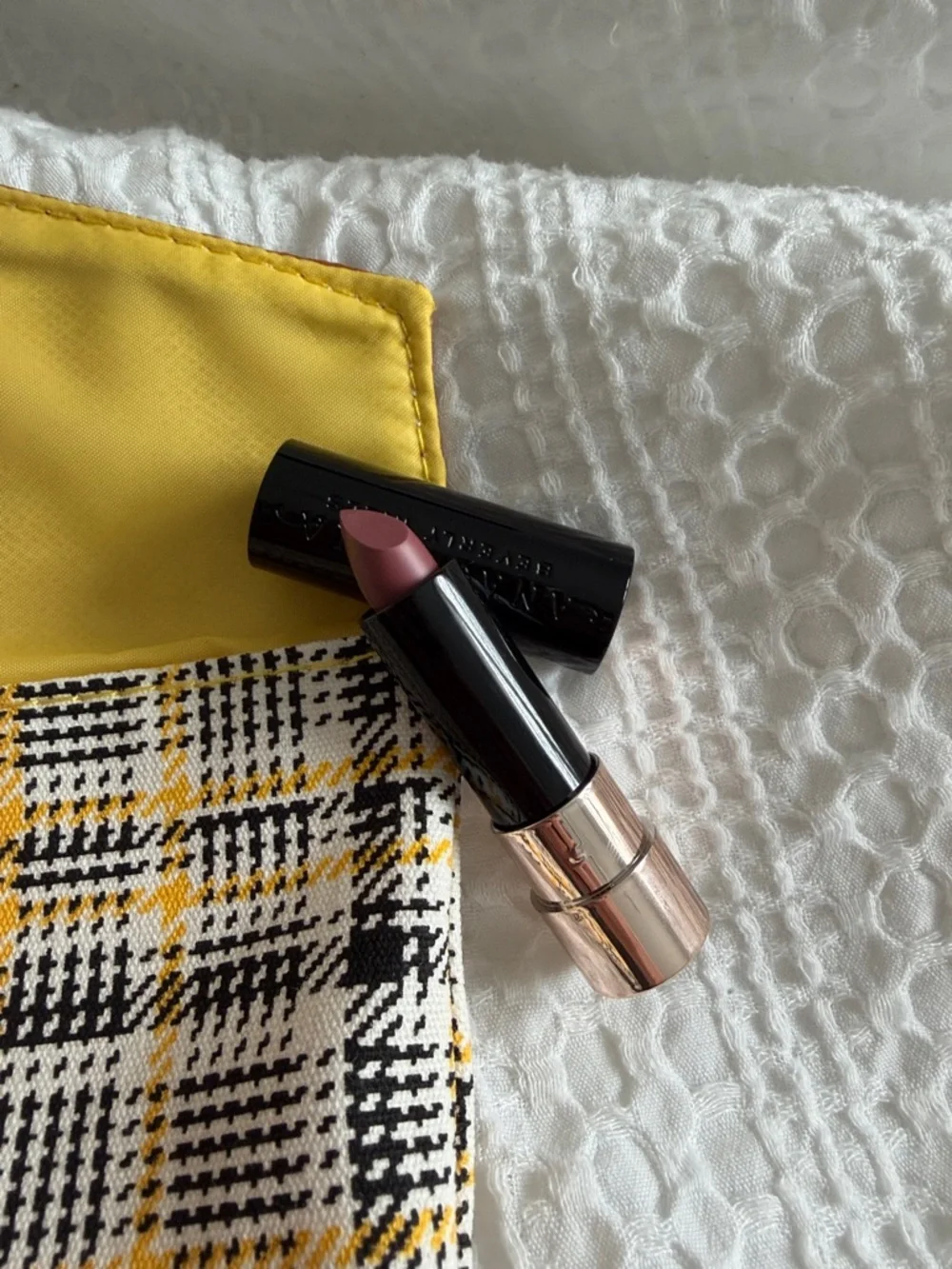 Makeup Sample Kit Pouch - Yellow Plaid Organizer - Bundle & Save!